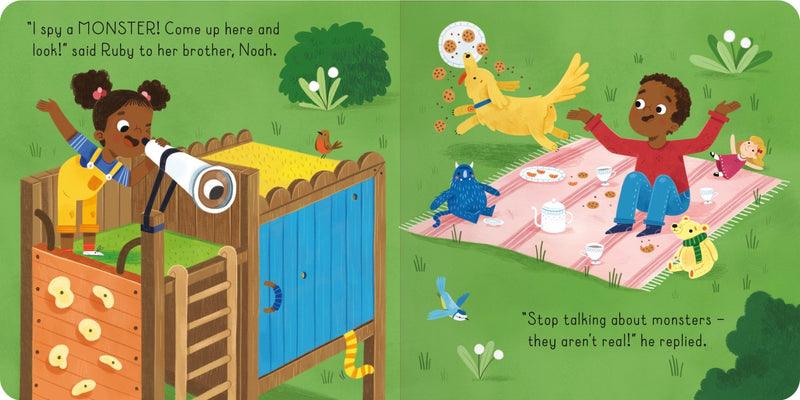Hide & Peek Monster - A Lift, Pull and Pop Book