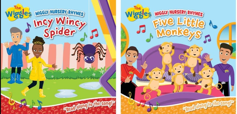 The Wiggles Wiggly Nursery Rhymes Set - 2 board books