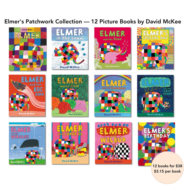 Elmer's Patchwork Collection — 12 Picture Books by David McKee