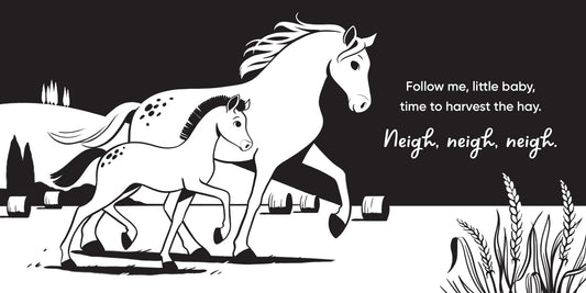 Aussie Farm Babies - A High Contrast Board Book