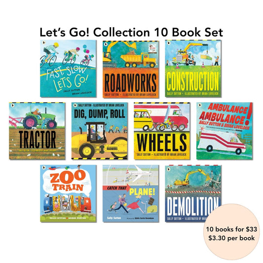Let's Go Collection: 10 Sally Sutton Picture Books