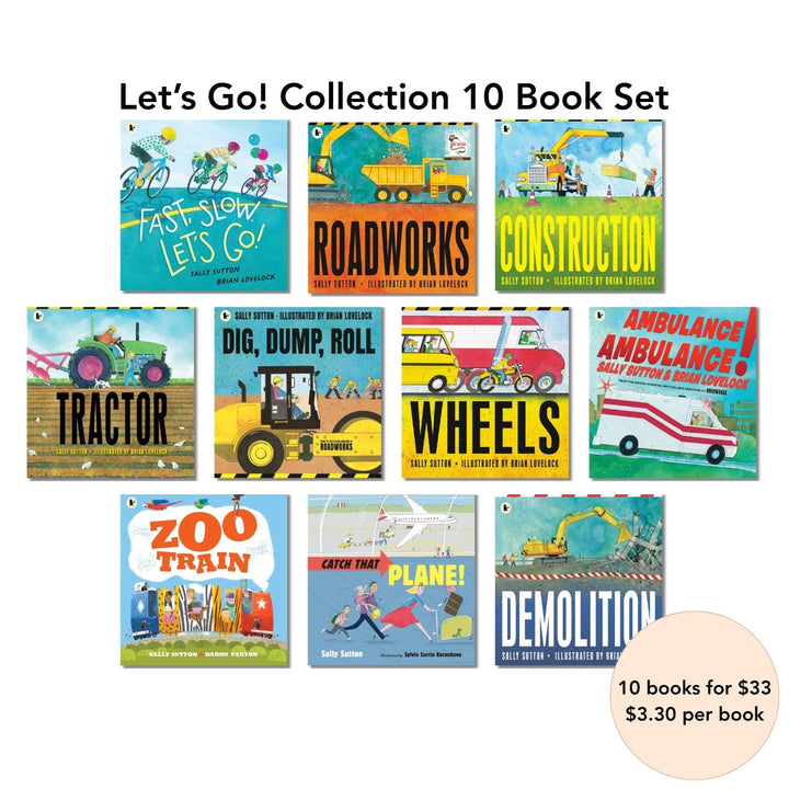 Let's Go Collection: 10 Sally Sutton Picture Books