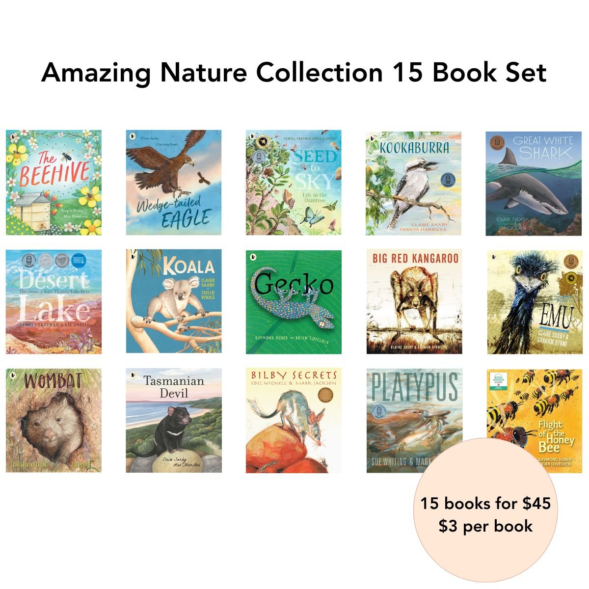 The Amazing Nature Collection - 15 Book Set