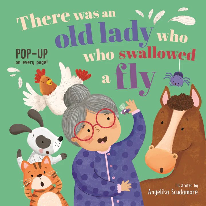 There Was An Old Lady Who Swallowed A Fly Pop-Up