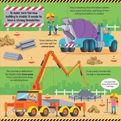 Trucks & Diggers Fold - Out Book