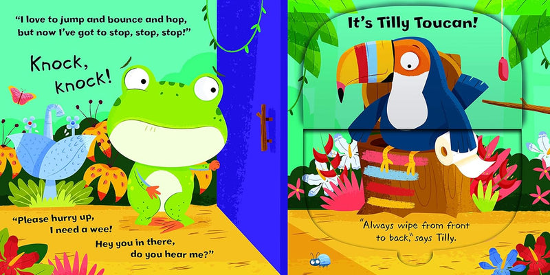 Who's On The Loo? - A lift - the - flap book
