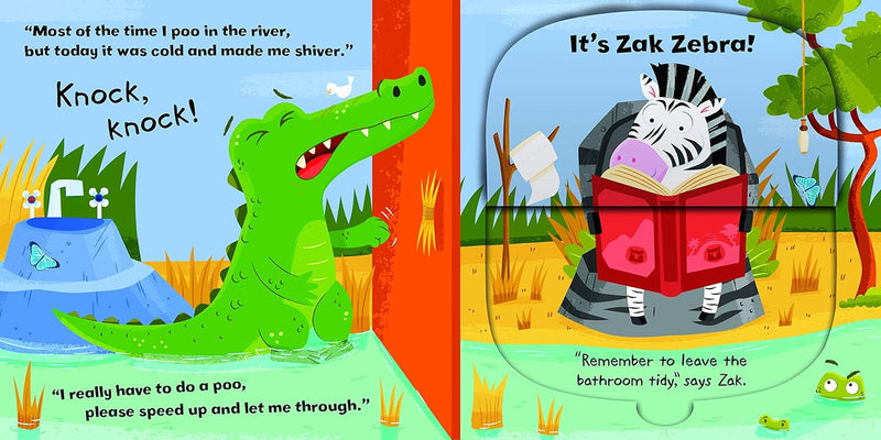 Who's On The Loo? - A lift - the - flap book