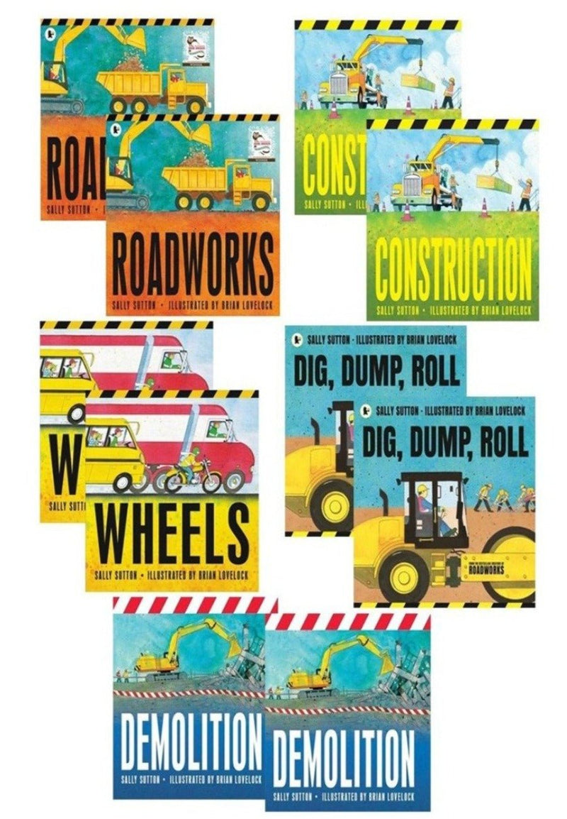 Big Machines 10 Book Set by Sally Sutton (CODE BMC)